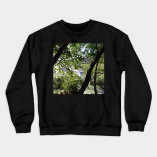 Waterfall woods at Krka National Park, Croatia Crewneck Sweatshirt